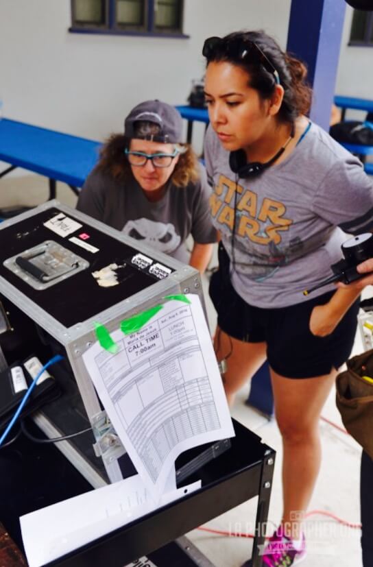marcella ochoa directing on set MY NAME IS MARIA DE JESUS